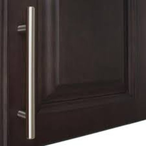 NEW Cabinet Drawer Solid Bar Pulls Brushed Stainless Steel Finish (Pack of 10) - Picture 10 of 10